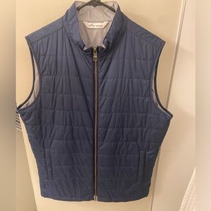 Peter Millar Mens Navy Blue Vest